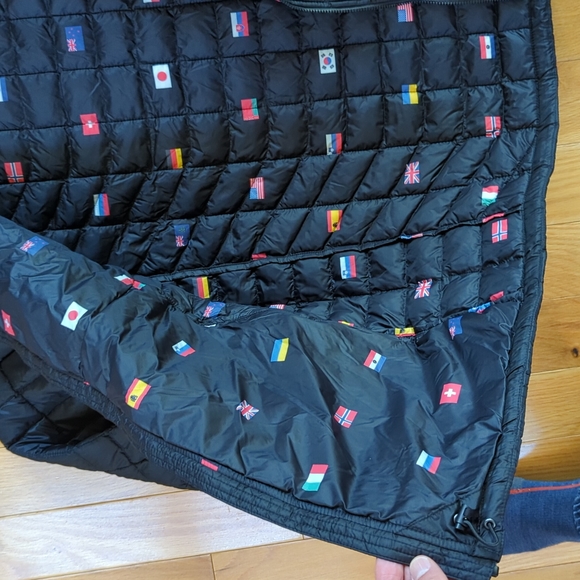 THE NORTH FACE Thermoball Mens L Black Jacket/Coat 2018 IC Flags RARE $215 NEW - Picture 9 of 10